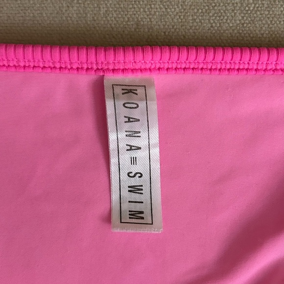 Koana Swim Bright Pink Bikini Bottom, size M - Picture 2 of 4